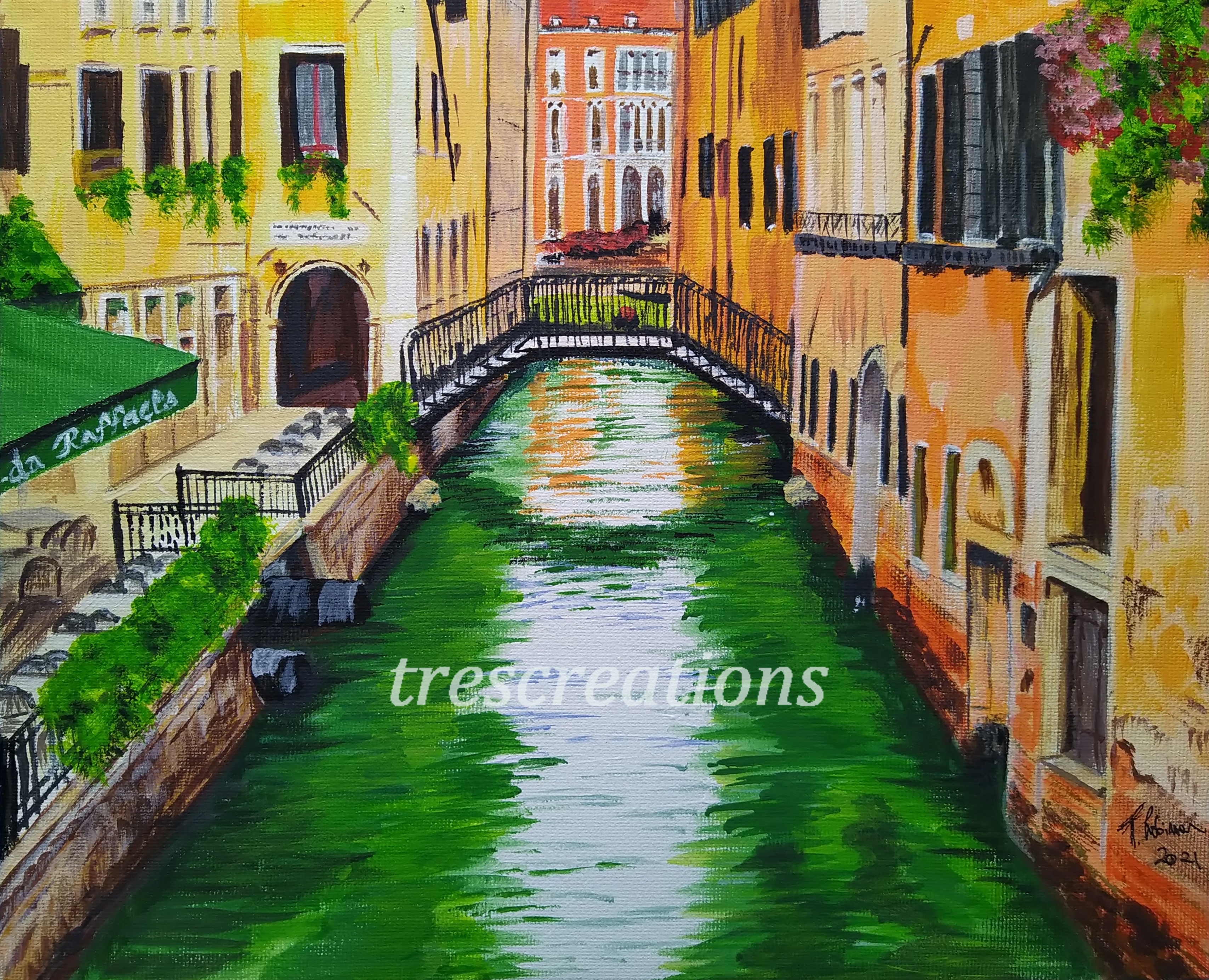 Cafe on a Venice canal